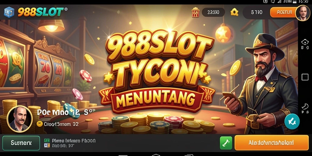 Tampilan screenshot 988SLOT dengan gameplay Tycoon yang menarik.