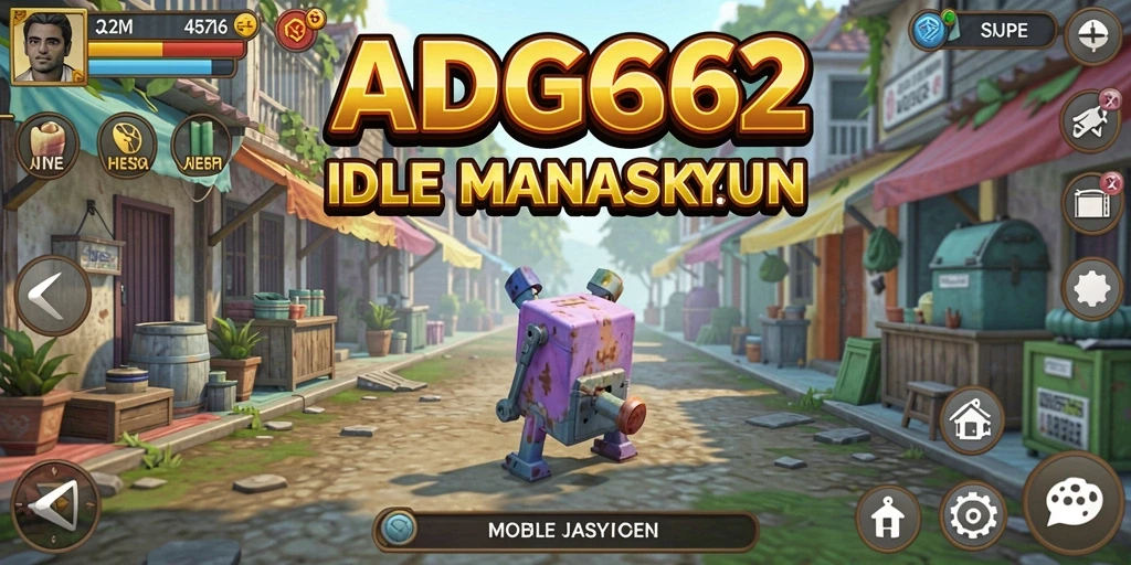 Tangkapan layar gameplay ADG62 yang menampilkan mekanisme Idle yang unik.