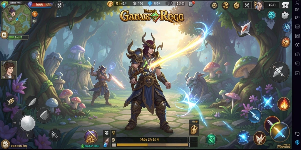 Tampilan gameplay seru di BARU01 dengan aksi RPG yang mendebarkan.