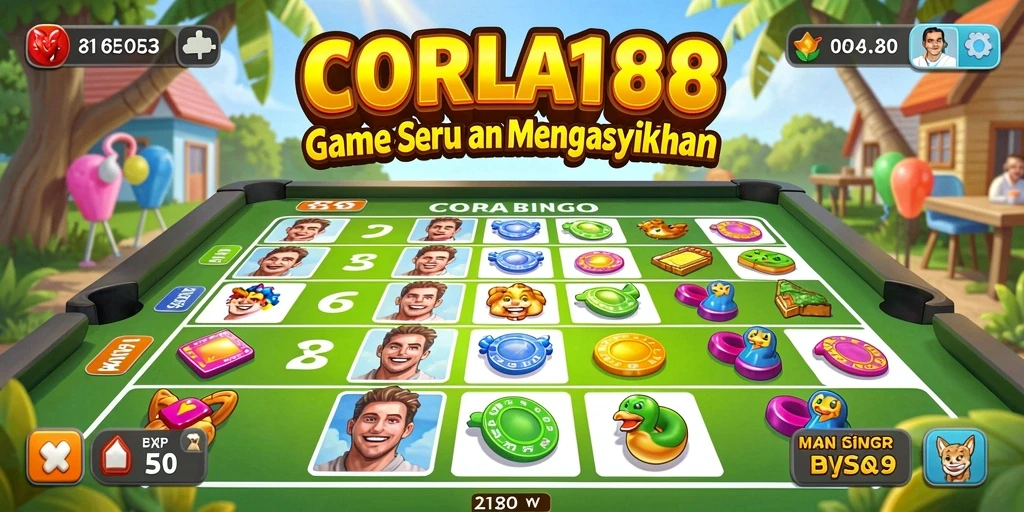 Screenshot gameplay CORLA188 menampilkan suasana permainan Bingo yang seru.