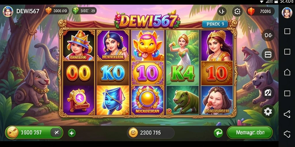 Gameplay mendebarkan dengan grafis kaya di DEWI567.
