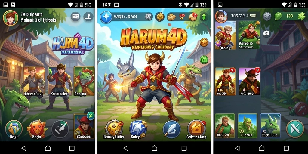 Tampilan utama HARUM4D dengan fitur-fitur Utility yang intuitif.
