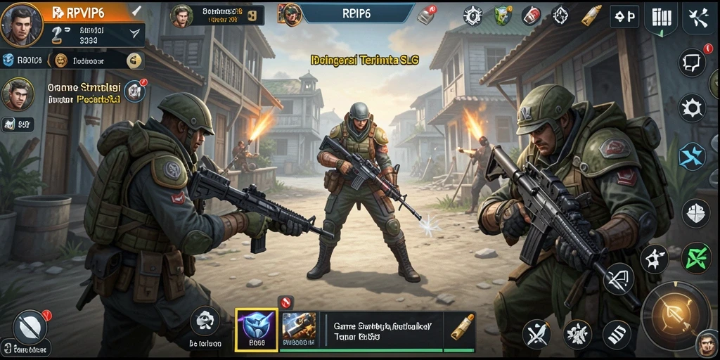 Tampilan gameplay RPVIP6 dengan pertempuran seru dan strategi mendalam.