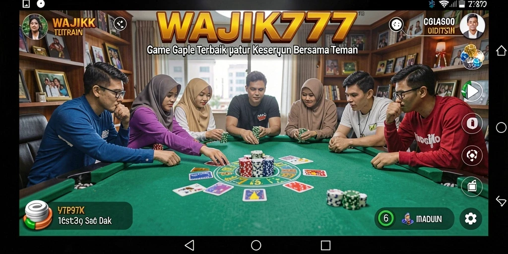 Tampilan gameplay WAJIK777 yang menarik dan seru.